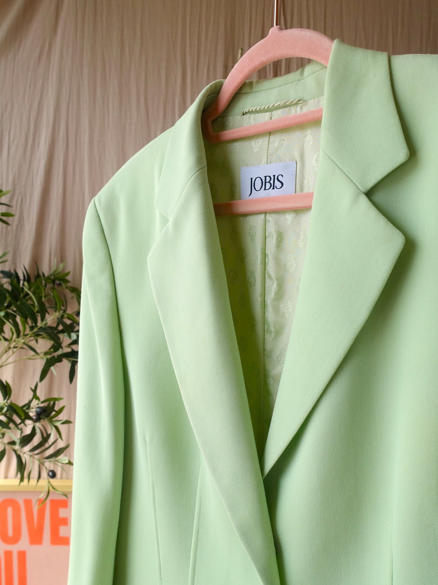 The Vintage Jobis blazer pastel mint