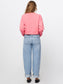 Roseanna boxy fit cotton sweater hot pink