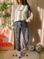 Homage Marilyn straight jeans with embellishment