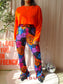 Studio Ruig silk top tony tangerine tango
