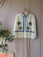 Sacrécoeur embroidered ali jungle blouse ecru