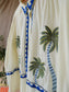 Sacrécoeur embroidered ali jungle blouse ecru