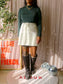 Samsøe Samsøe long sleeve mesh top dark forest green