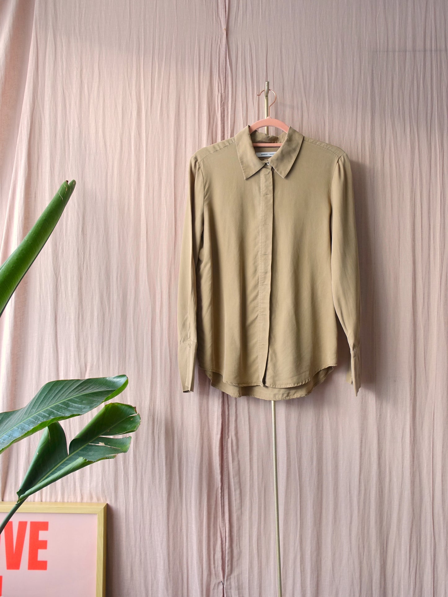 Samsøe Samsøe thiare lyocell blouse elmwood