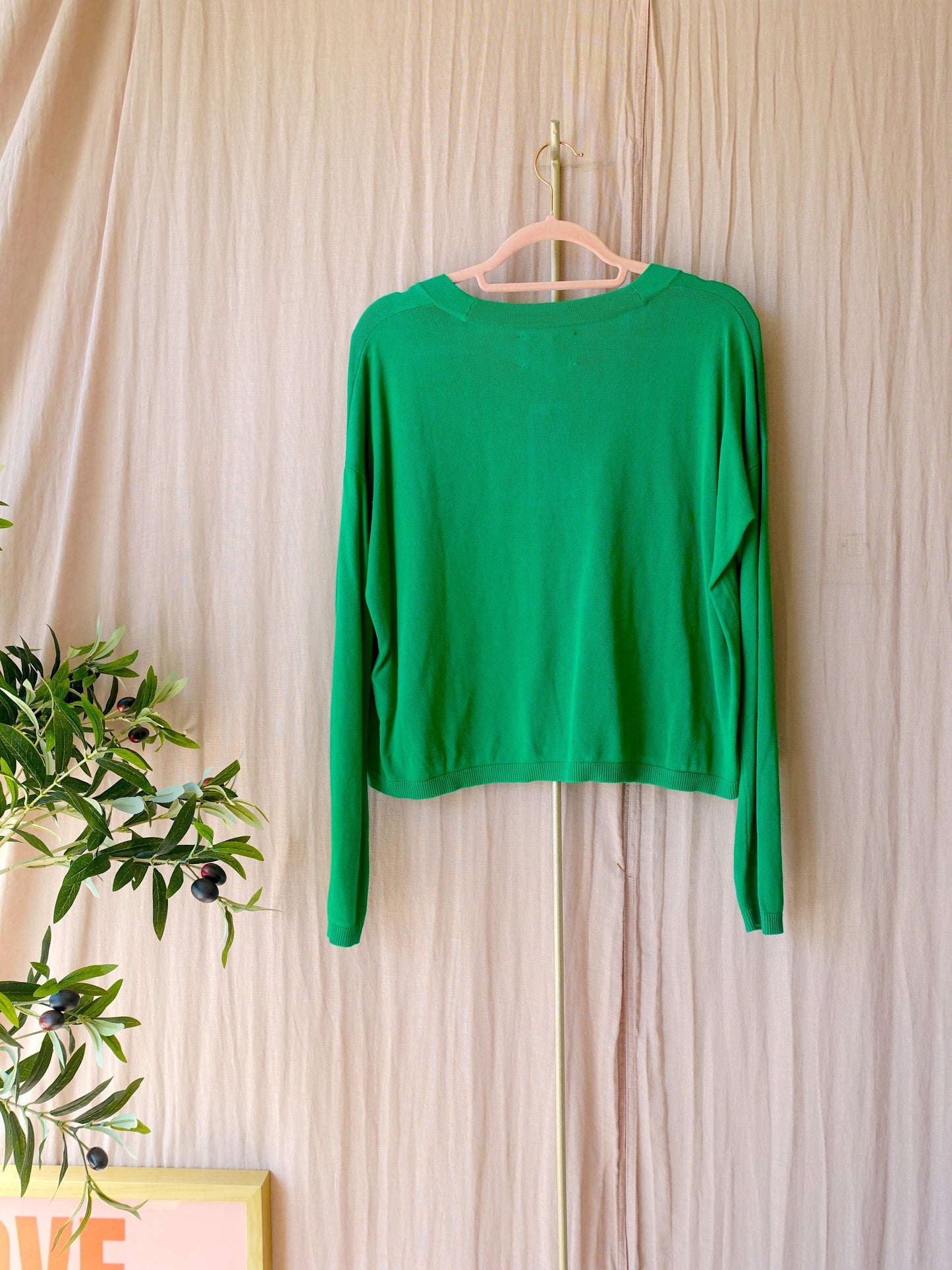 Samsøe Samsøe sona relaxed fit knit court green
