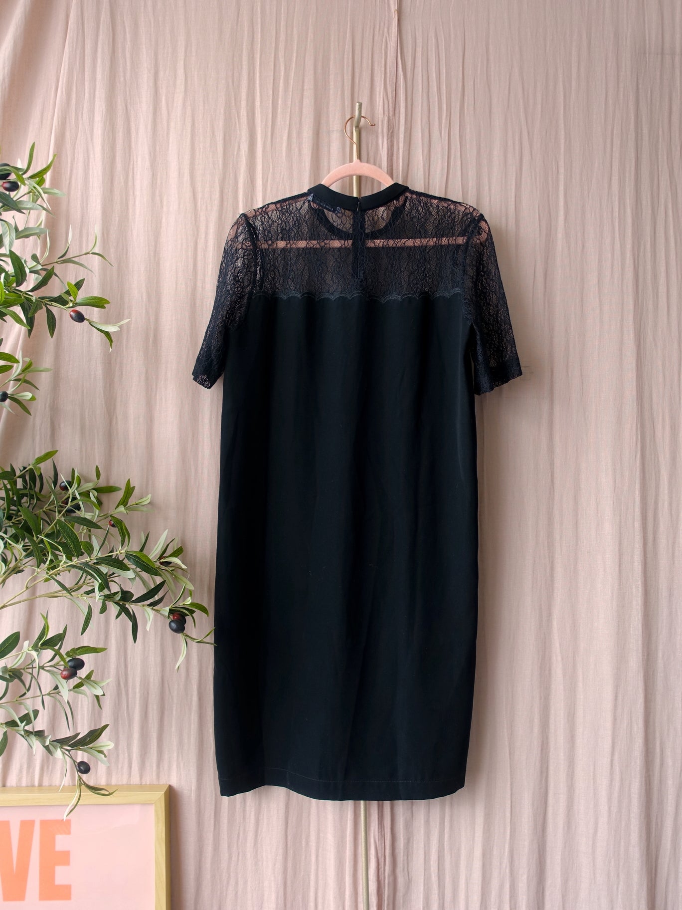 Samsøe Samsøe emily lace jurk zwart