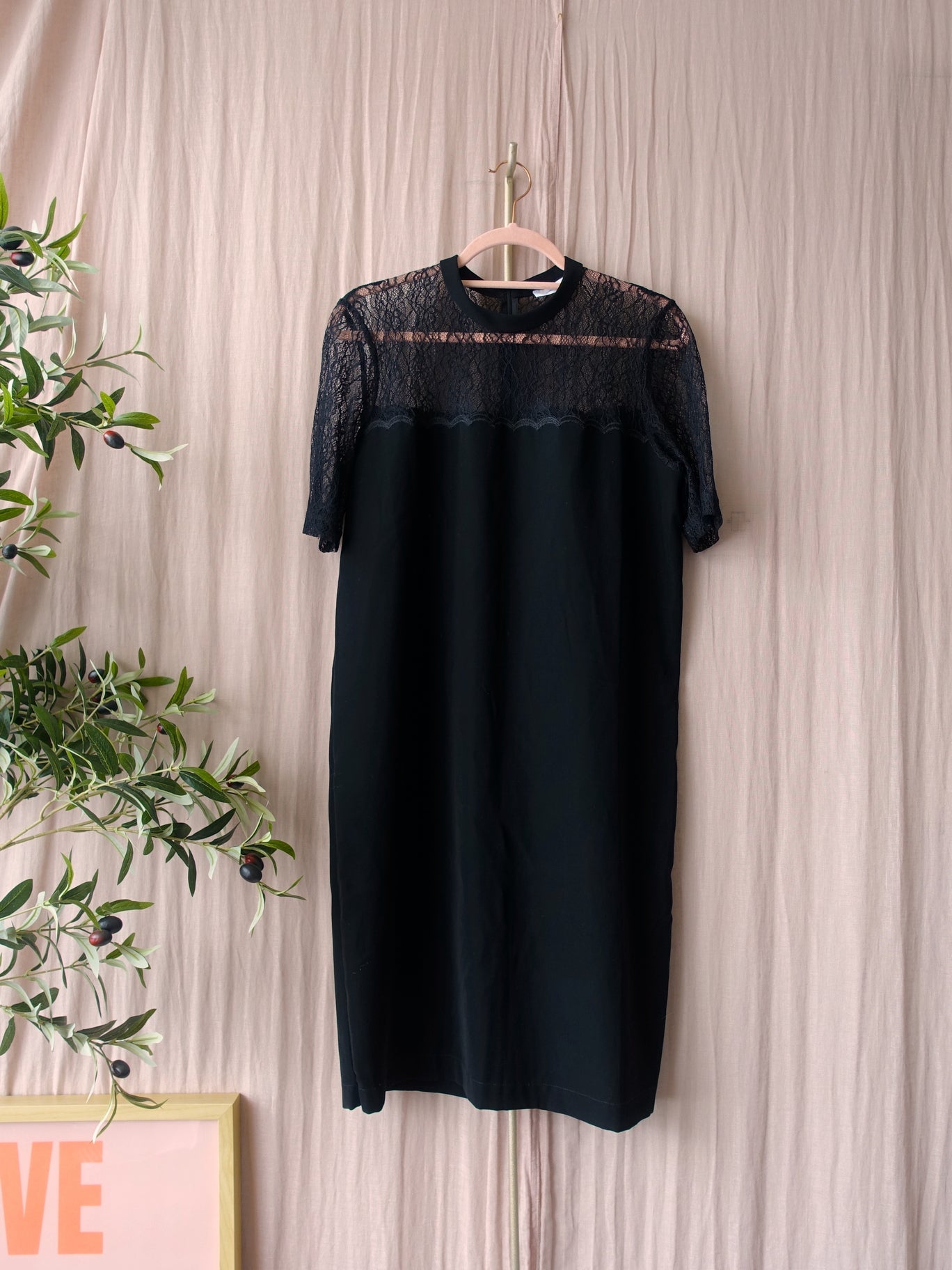 Samsøe Samsøe emily lace jurk zwart