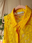 Sandro classic lace top golden yellow