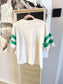 Sandro varsity logo print tee ecru