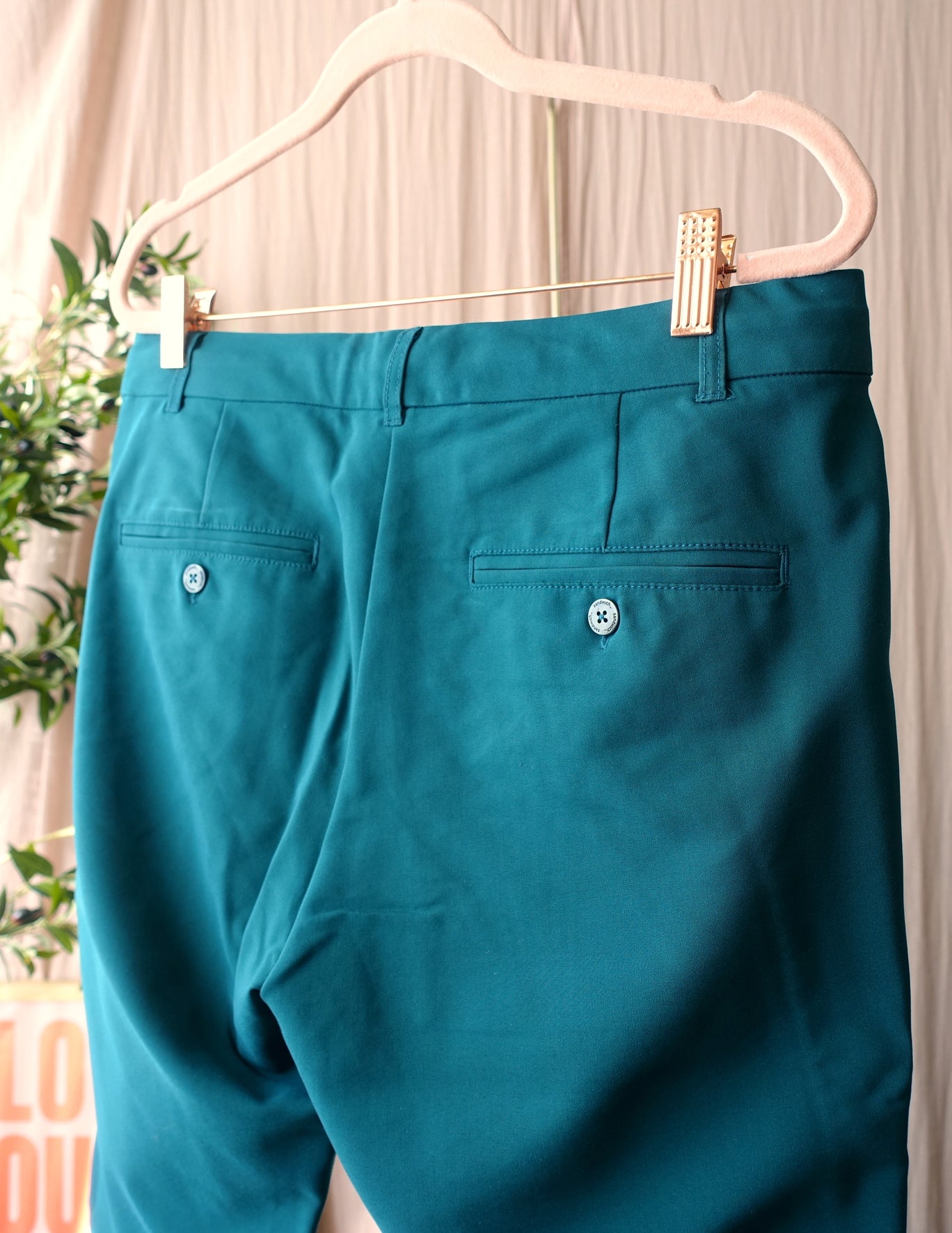 Sandwich slim oslo pants deep teal