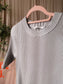 Yaya rib stretch knit tee cool gray