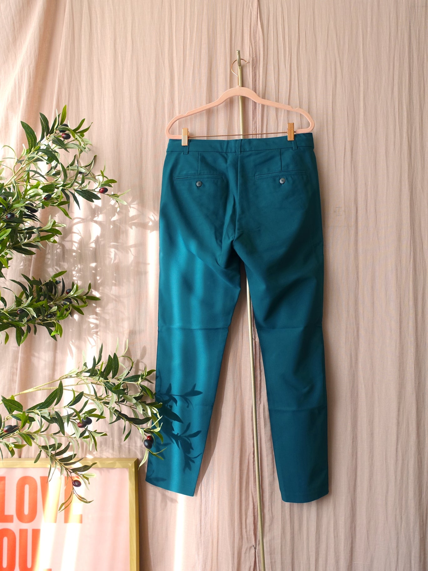 Sandwich slim oslo pants deep teal