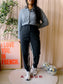 Sandwich slim oslo pantalon zwart