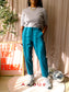 Sandwich slim oslo pants deep teal