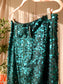 Scotch & Soda sequin midi rok deep teal