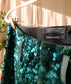 Scotch & Soda sequin midi rok deep teal