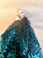 Scotch & Soda sequin midi rok deep teal