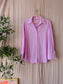Zara poplin cotton pinstripe shirt cherry blossom