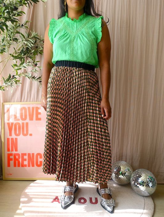 Scotch & Soda la nuit midi plissé rok