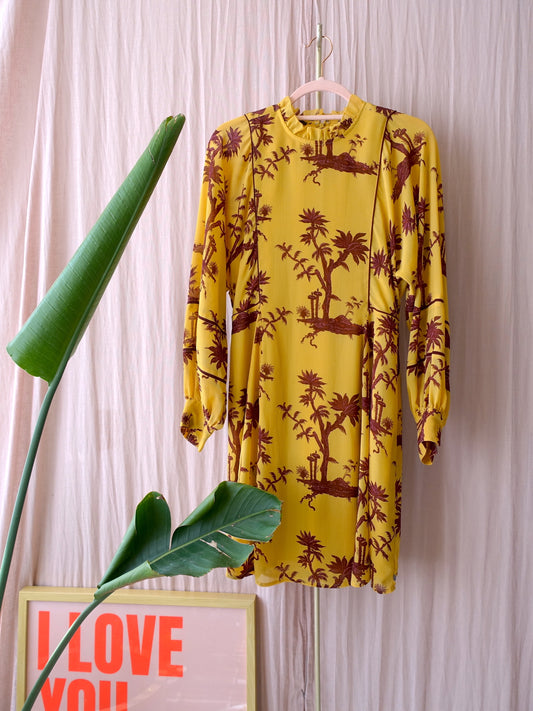 Scotch & Soda palm cove jurk sunset ochre