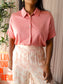 Expresso loose fit blouse coral pink