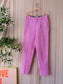 Scotch & Soda jacquard mid waist pantalon bubblegum pink