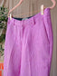 Scotch & Soda jacquard mid waist pantalon bubblegum pink