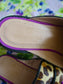 Scotch & Soda leather leopard loafer mules