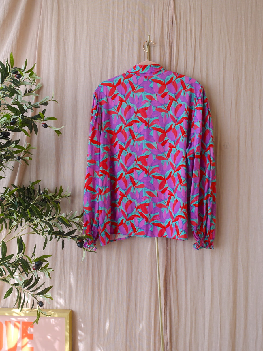 Ydence alyssa rayonmix blouse fuchsia