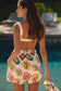 Seafolly ciao bella stamp shorts 100% linnen