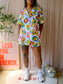 Seafolly ciao bella stamp shirt 100% linnen