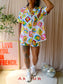 Seafolly ciao bella stamp shirt 100% linnen