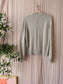 Selected Femme nica high neck knit oatmeal greige