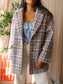 Ba&sh oversized tweed coat timy