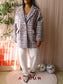 Ba&sh oversized tweed coat timy