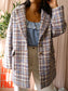 Ba&sh oversized tweed coat timy