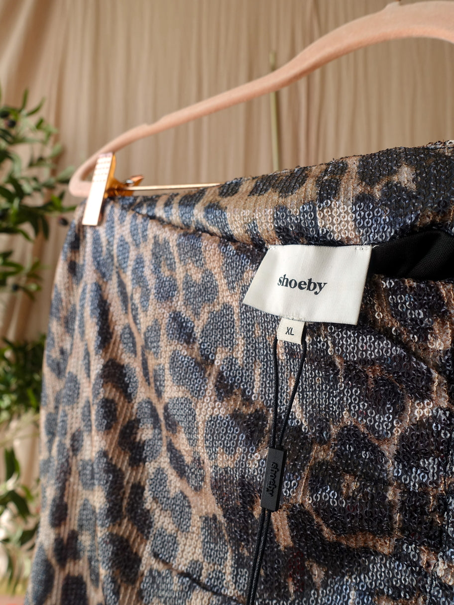 Shoeby the leopard print sequin rok