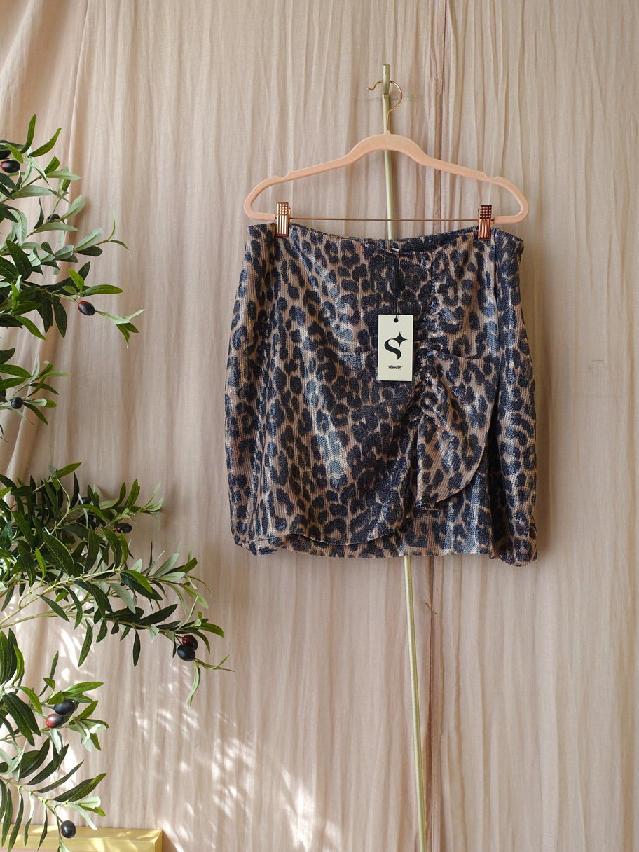 Shoeby the leopard print sequin rok