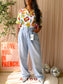 Shoeby x Lonneke Nooteboom wide leg high waist jeans