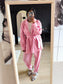 Shoeby linnenmix loose fit blazer cherry blossom