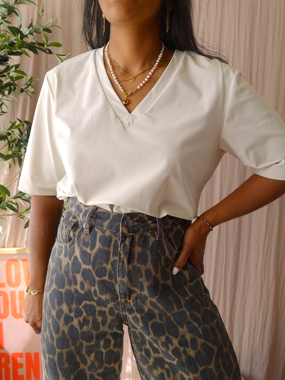Shoeby barrel fit balloon jeans leopard