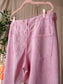 Shoeby high waist straight fit jeans washed pink