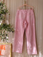 Shoeby high waist straight fit jeans washed pink