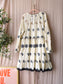 Silvian Heach embroidered rowak jurk ecru