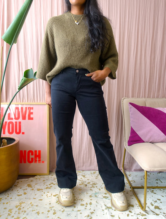 Silvian Heach farrah flare leg jeans zwart