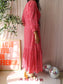 Sissy-Boy seersucker structured maxi jurk scarlet