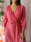 Sissy-Boy seersucker structured maxi jurk scarlet