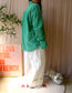 Sissy-Boy corduroy loose fit shirt court green
