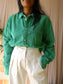 Sissy-Boy corduroy loose fit shirt court green