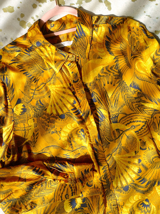 Sissy-Boy belize crane shirt golden yellow Feniks
